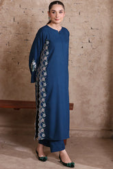 Straight Embroidered Shirt & Trouser