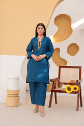 Doria Cotton Handmade Embroidery 2Pc Stitched Suit