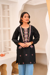 Doria Cotton Emb Top