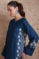 Straight Embroidered Shirt & Trouser