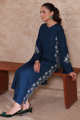 Straight Embroidered Shirt & Trouser