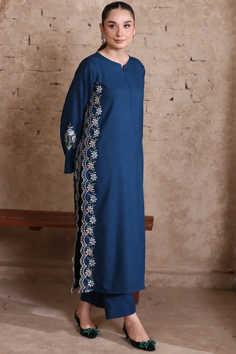 Straight Embroidered Shirt & Trouser
