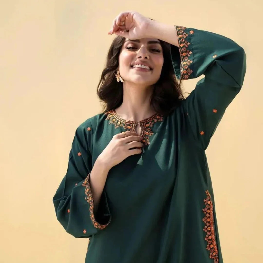 GRACE EMBROIDERED 2PCS
