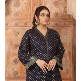 2PCS BLOCK PRINTED FABRIC LAWN SUIT