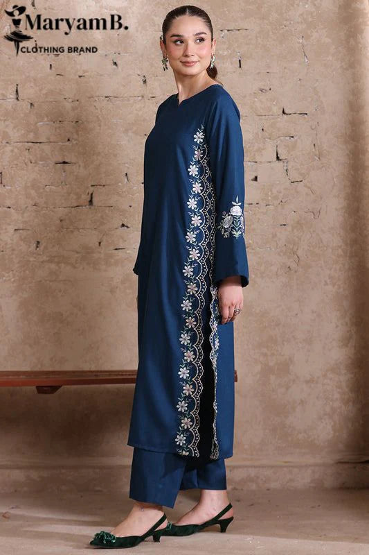 Straight Embroidered Shirt & Trouser