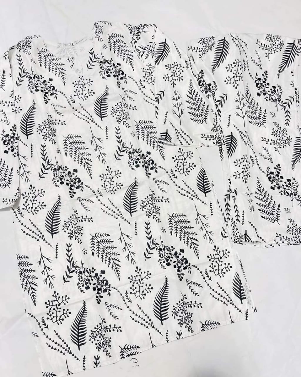 Floral Leaf Print (Stitched 2 Pcs)