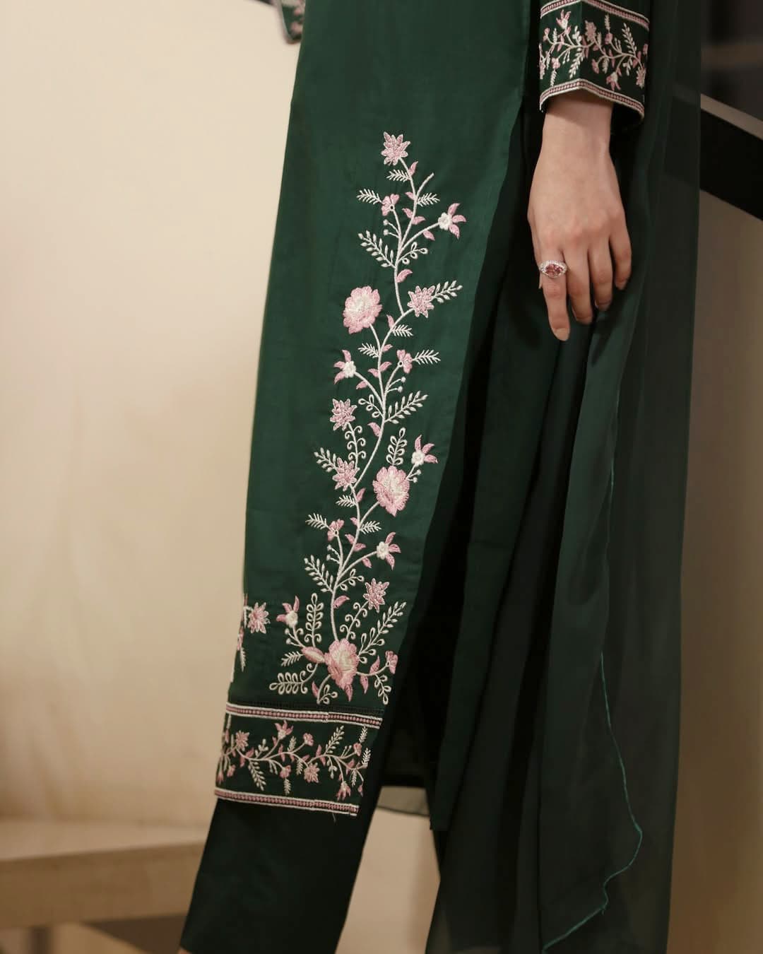 Adaab Embroidery Long Length 2Pc Stitched Suit