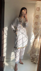 Pocket Sequence Embroidery 2Pc