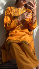 Pocket Sequence Embroidery 2Pc