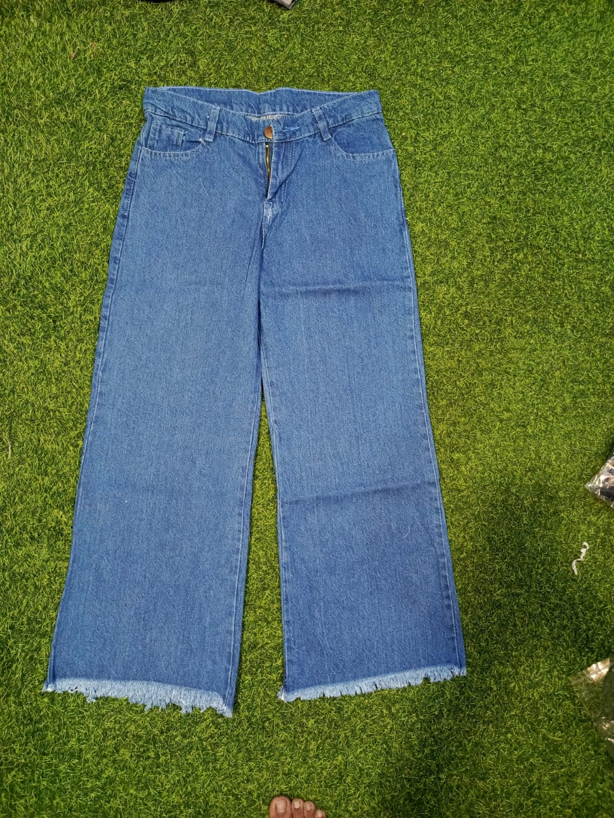 Simple Wide Leg Jeans For Girls/Women