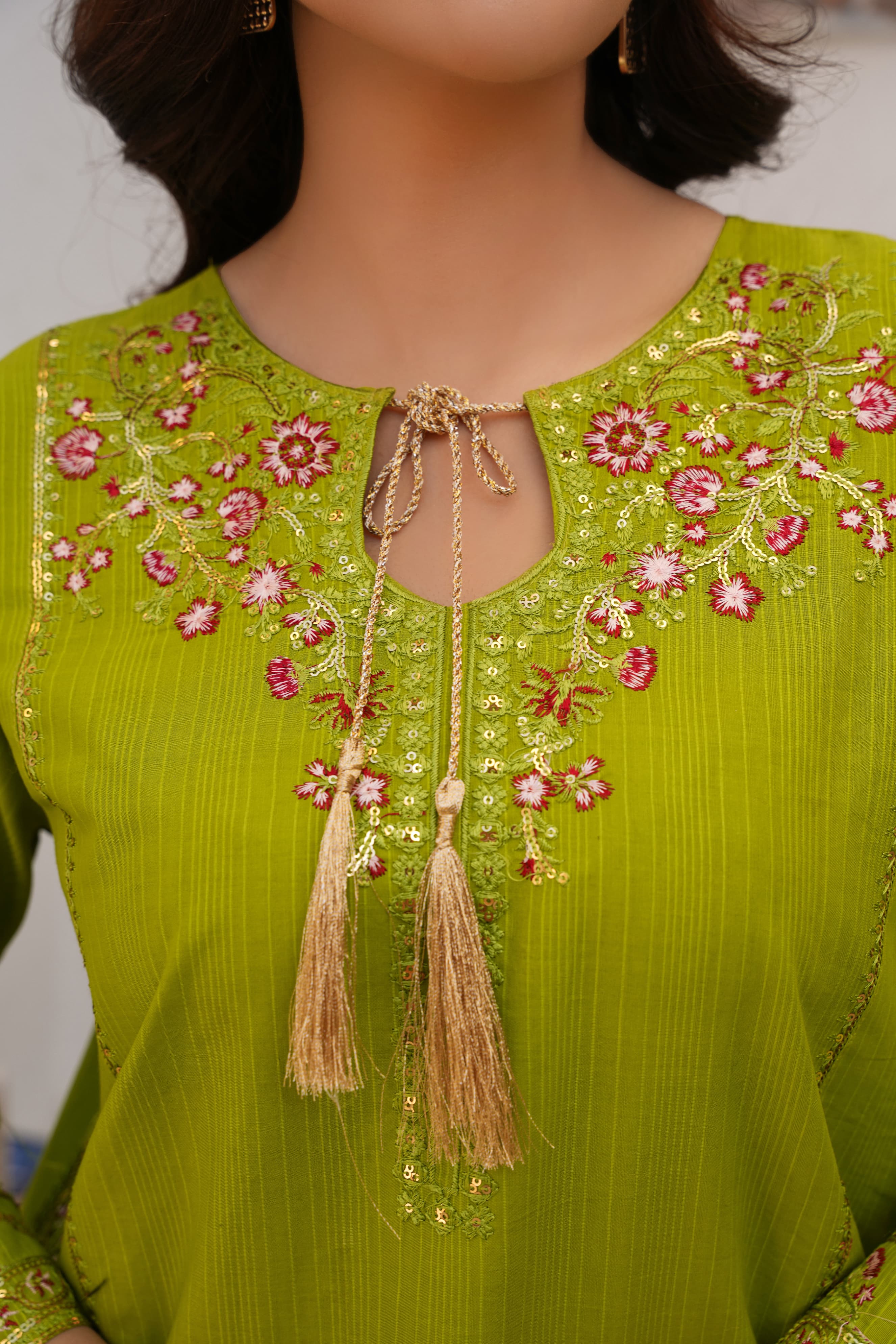 Doria Cotton Embroidery 3Pc Stitched Suit