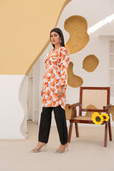 Co-Ords 2Pc Flapper Jeans With Poly Cotton Top