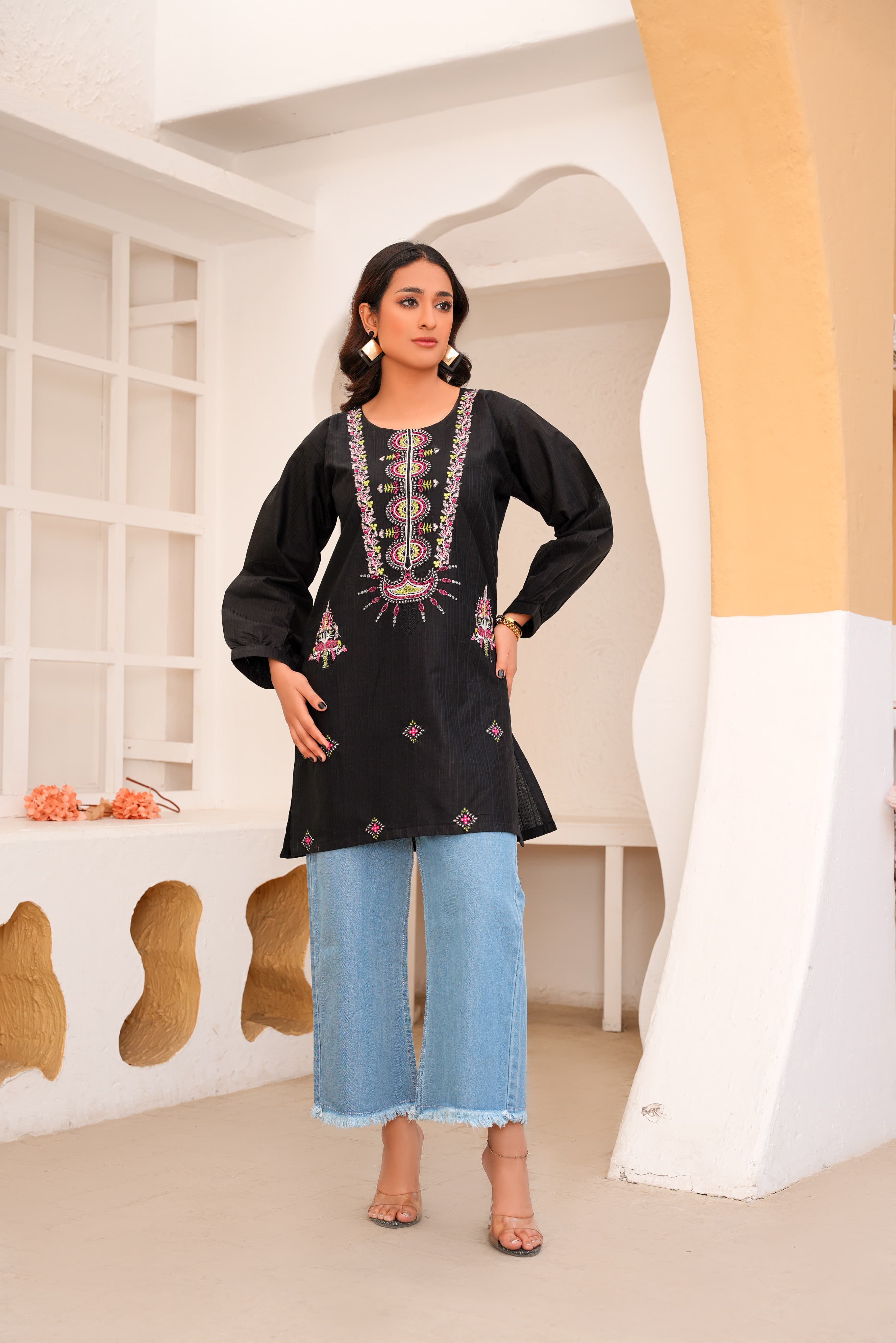 Co-Ords 2Pc Flapper Jeans With Top