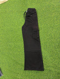 BLACK CARGO FLAPPER PANT