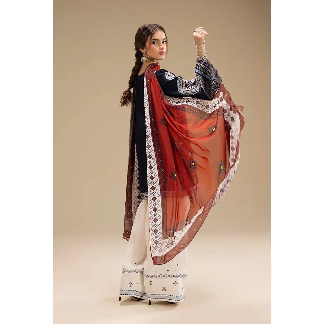 Rangrez - Heavy Embroidery 3 PC Suit (STICHHED)