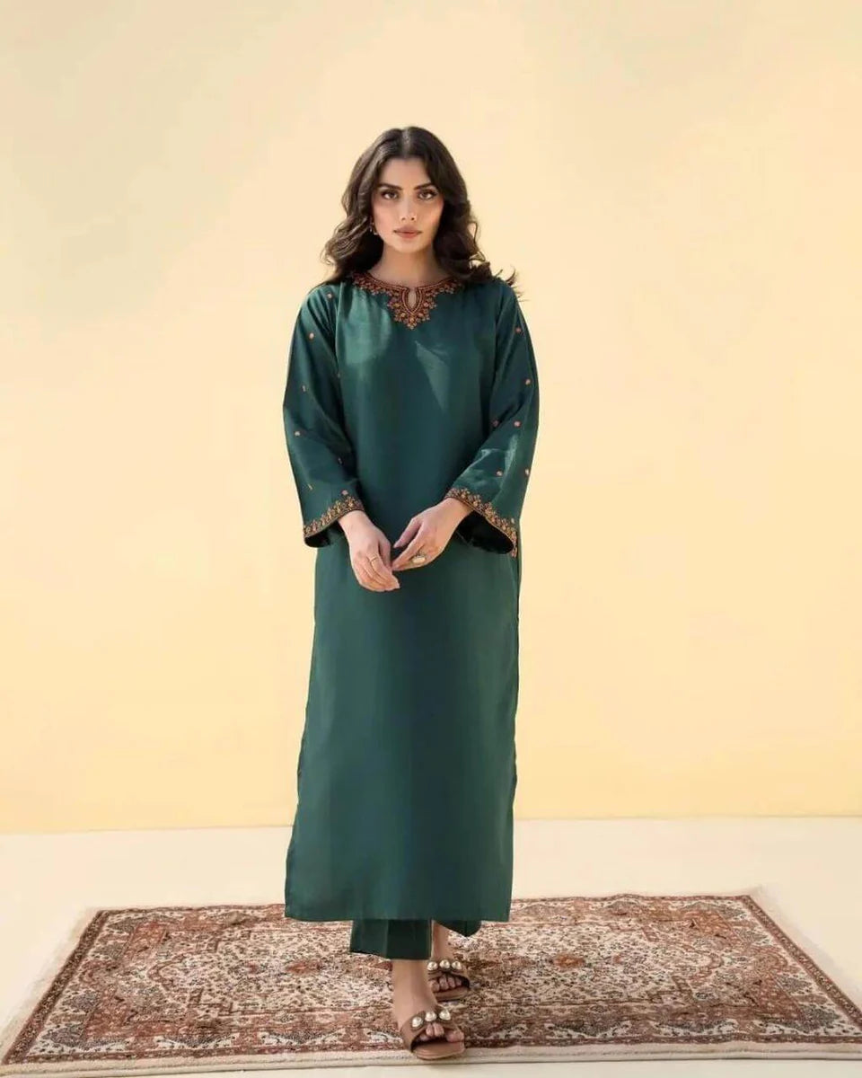 GRACE EMBROIDERED 2PCS